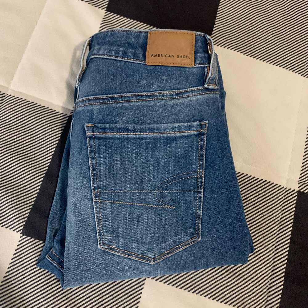 American eagle super high rise jegging